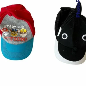 Kid's Multicolored Printed Party Beach Autumn Winter Warmer 2 Piece Hats Size OS - Picture 1 of 4