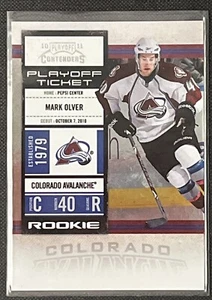 Boleto Panini Playoff Contenders 2010-11/100 Mark Olver #131 novato radiocontrol - Imagen 1 de 2