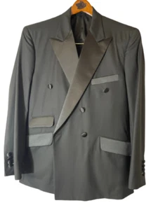 Smoking Herren Sakko 41, Hose 39 x 31 schwarz - Bild 1 von 12