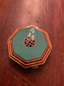 SELTENES ART DECO RICHARD HUDNUT Double COMPACT Makeup Intakt! Original Cloisonné - Bild 1 von 6