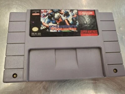 NINTENDO SNES CAPCOM'S MVP FOOTBALL-CART ONLY- (FSE018826) - Image 1 of 3