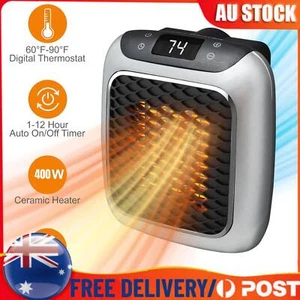 Small Space Heater with Adjustable Thermostat Timer Auto Shut Off Remote Control - Picture 1 of 10