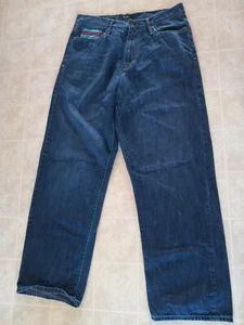 Sean John Jeans Mens 34X32 Loose Fit Blue Jeans Denim - Picture 1 of 3