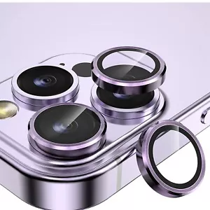 Für iPhone 16 15 14 13 12 11 Pro Max Hartglas Metall Kamera Linse Schutz - Bild 1 von 47