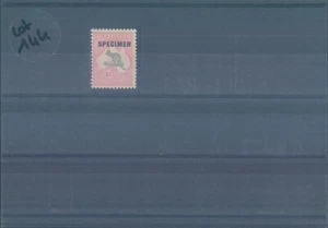 AUSTRALIA 1931-1936 10 shilling kangaroo pink MH with gum - specimen - rare ! - Picture 1 of 2