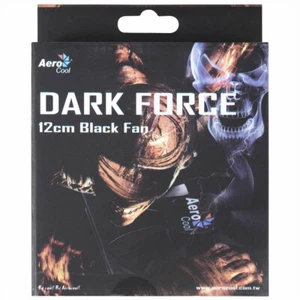 AeroCool Dark Force 12CM Fan - Black - Picture 1 of 4