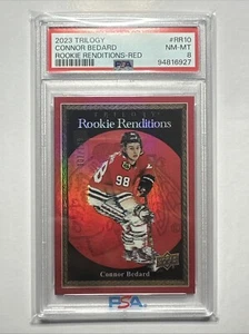2023 TRILOGY CONNOR BEDARD RK RENDITIONS - RED / 799 #RR10 PSA NM-MT 8 - Bild 1 von 2