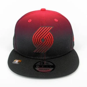 New Era Gorra NBA Portland Trail Blazers Team Back Medio Desvanecimiento 9FIFTY Sombrero a presión - Imagen 1 de 5