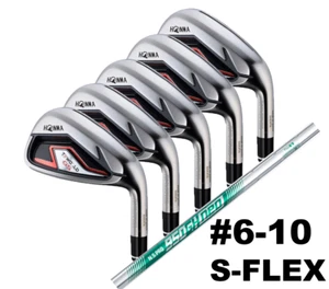 HONMA GOLF TOUR WORLD GS #6-10 IRON SET S FLEX N.S.PRO 950GH NEO 5 Clubs - Picture 1 of 8