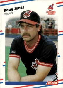 1988 Fleer #613 Doug Jones Cleveland Indians Rookie - Picture 1 of 2
