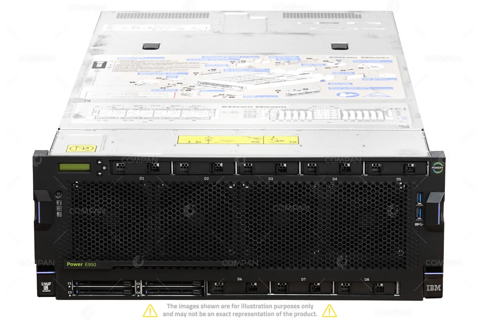 IBM Power System E950 9040-MR9 32-Core 3.5GHz 1536GB 4x 800GB SSD NVME U.2 - Image 1 of 4