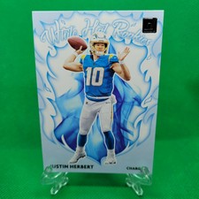 Justin Herbert Donruss White Hot Rookies 2020 Donruss LA Chargers RC