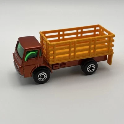 VTG ✅ Matchbox Lesney Superfast Diecast 1976 No 71 Cattle Truck Red/Orange ✅ EUC - Image 1 of 4