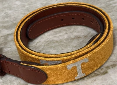 Cinturón de Colección Smathers & Branson Cosido a Mano Needlepoint Tennessee University 42 Foto 1 de 4