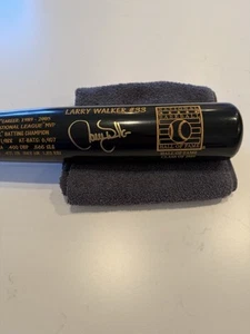 Larry Walker Hall Of Fame Signed Colorado Rockies Baseball Bat - Picture 1 of 5