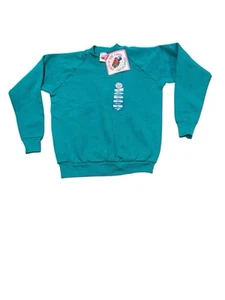 Deadstock NWT VNTG 90s Fruit of the Loom Youth Sz M Crew Neck Sweatshirt - Picture 1 of 4