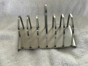 Mid Century Stainless Steel Toast Rack Old Hall Connaught Range England 5" - Picture 1 of 7