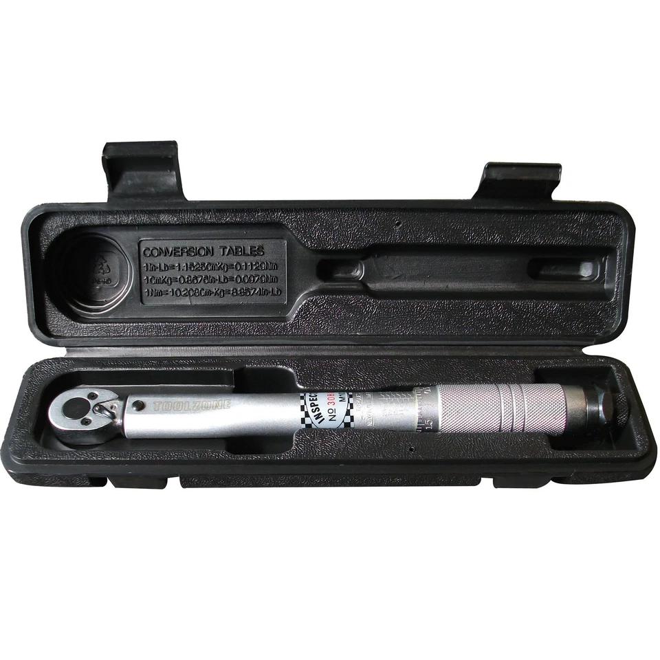 Llave dinamométrica profesional de 1/4" trinquete métrico de 5-25 Nm Foto 1 de 1