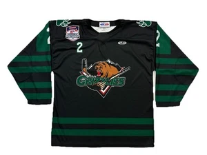Utah Grizzlies 2 O’Brien Athletic Knit Hockey Jersey ECHL Size L 2023 Canada - Bild 1 von 9