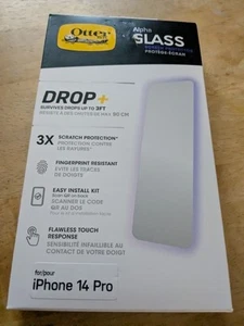 OTTER BOX ALPHA GLASS SCREEN PROTECTOR 3X IPHONE 14 PRO BRAND NEW - Picture 1 of 1