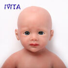 IVITA 20'' Silicone Reborn Baby Girl Accompany Newborn Cute Doll Kids Xmas Gift