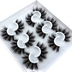HBZGTLAD 6 Pairs Fluffy False Eyelashes Natural Faux Mink Strip 3D Lashes Pack