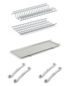 Kit Scolapiatti incasso in metallo - per pensili da 60 - 80 - 90 cm - Zdjęcie 1 z 4