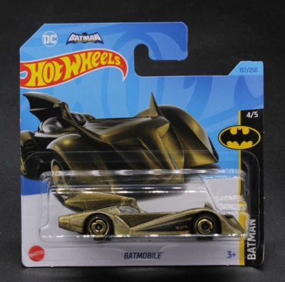 Hot Wheels Batmobile 137/250 HW Batman 4/5 Auto 1:64 2023 - Immagine 1 di 2