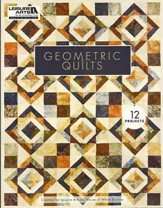 EDREDONES GEOMÉTRICOS libro de patrones de acolchado ~ 12 hermosos diseños - Imagen 1 de 8