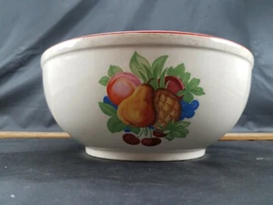 Universal Cambridge Baking Dish USA 9" Round 3.75" Tall Fruit Pattern FAST SHIP - Picture 1 of 7