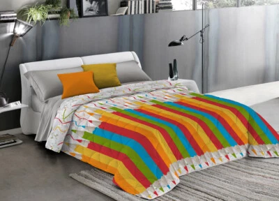 Colcha de Invierno Línea Pensamientos Delicado Diseño Triangulares Color Naranja - Imagen 1 de 3