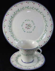 Plato de cena Gorham China SOUTHERN CHARM + taza y platillo A+ ESTADO - Imagen 1 de 8
