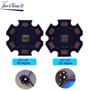 0.1W 1W 2W 280nm UVC UVB LED 270-280nm Ultra Violet LED Lamp with Copper bracket - Picture 1 of 9