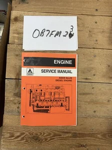 Agco Allis Diesel Tractor Engine Service Repair Manual Original! 320 420 620 634 - Picture 1 of 7