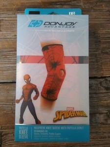 DonJoy Advantage Youth Neoprene Knee Sleeve With Patella Donut New Spiderman - Picture 1 of 8