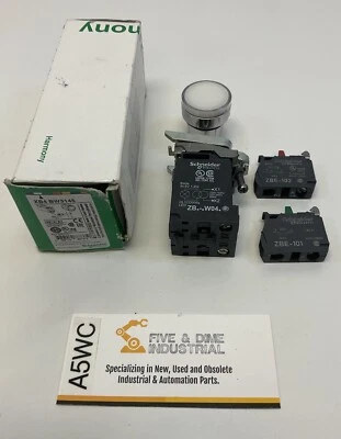 Pulsador blanco Schneider Electric XB4-BW3145  Foto 1 de 4