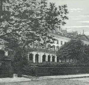 Hanover Terrace impresión original London History Places 1878 Regents Park - Imagen 1 de 3