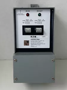 EATON CUTLER HAMMER PS256A-04B1 100W 120VAC 27VDC POWER SUPPLY for CONVEYOR - Picture 1 of 12