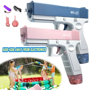 Elektrische Wasserpistolen-Pistole für Erwachsene & Kinder Pool-Strand-Spielzeug
