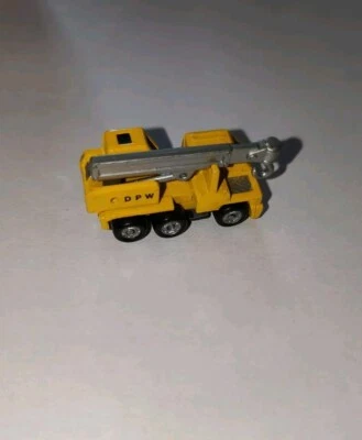 Micro Machines Camion Gru Dpw, Galoob 1989 - Immagine 1 di 4