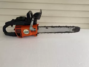 Tanaka ECS-4000 Chainsaw Made in Japan VintageAS IS For Parts Or Repair Untested - Picture 1 of 16