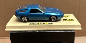 Solido 1/43 Scale Diecast 1505 - Porsche 928S - Met Blue in Plastic Case - Picture 1 of 9