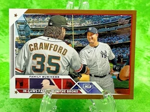 Garrit Cole / Brandon Crawford - 2023 Topps Update - Veteran Combos #US134 - Picture 1 of 11