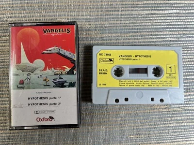 Vangelis - Hypothesis Cassette 1983 Oxford OX 73162 Italy Import Prog Foto 1 de 4