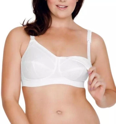 Anita Nursing Bra 5051 Size 32J White Soft Cup No Wire High Cotton Content - Image 1 of 3