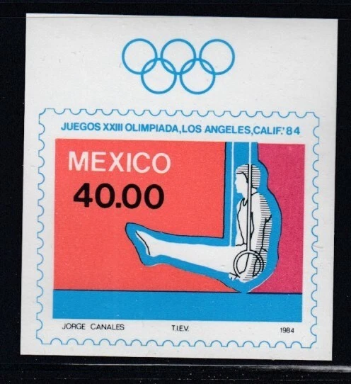 MEXICO Los Angeles Summer Olympics MNH souvenir sheet - Изображение 1 из 1