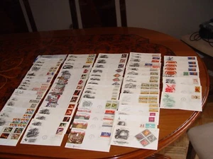 RARE VINTAGE 1974 LOT OF 76 US STAMPS, FIRST DAY ISSUE COVERS DESIGNED ENVELOPS - Picture 1 of 9