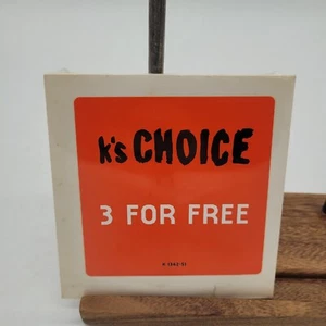Factory Sealed K's Choice  3 For Free  CD-SINGLE Promo Acoustic Hard Mix CD - Picture 1 of 3