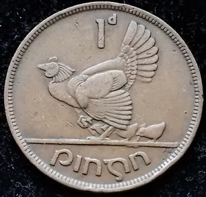 Irland 1942 | CHICKLESS ERROR | Irish 1d | One Penny | KM.11 - Bild 1 von 2