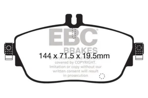 Pastilla de freno EBC Redstuff Frt para Mercedes CLA (X117) CLA220D 2.1 TD AMG Line 15>19 - Imagen 1 de 1